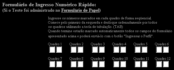 Imagem do Formulrio de Ingresso Numrico Rpido